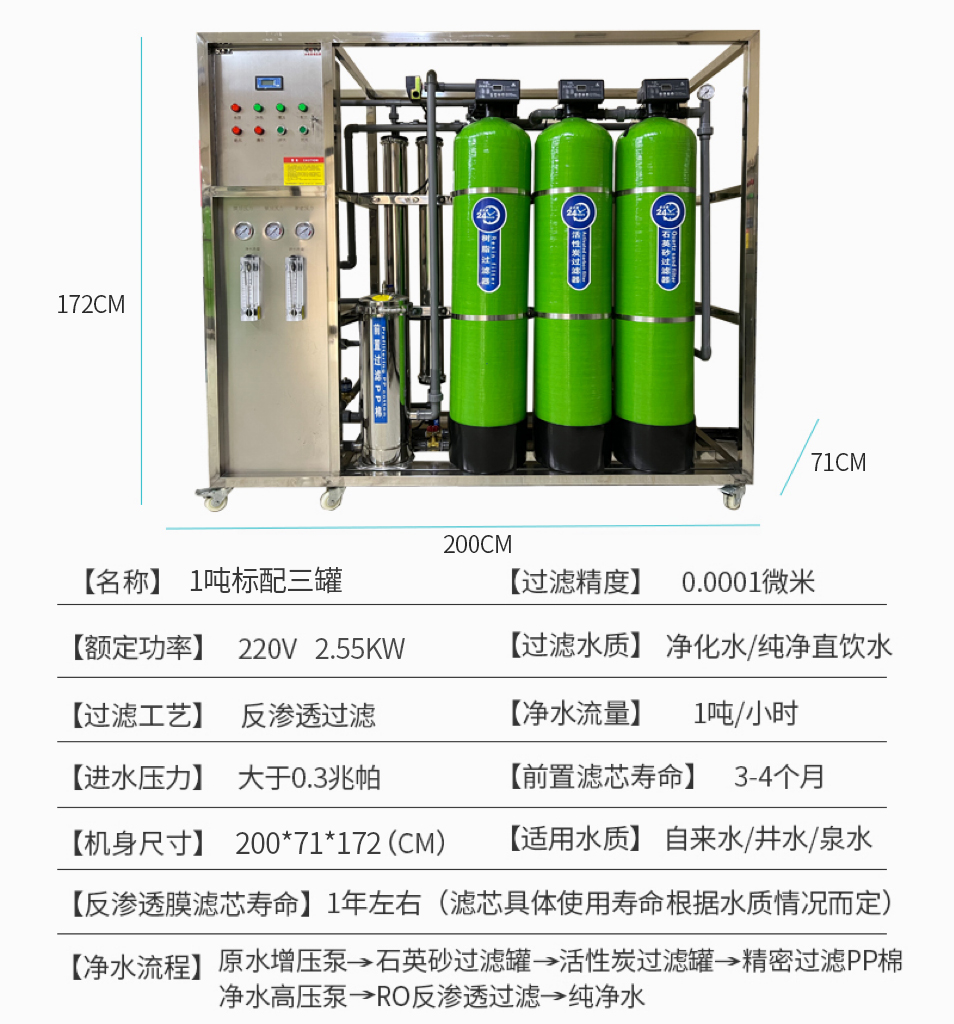 1吨标配三罐